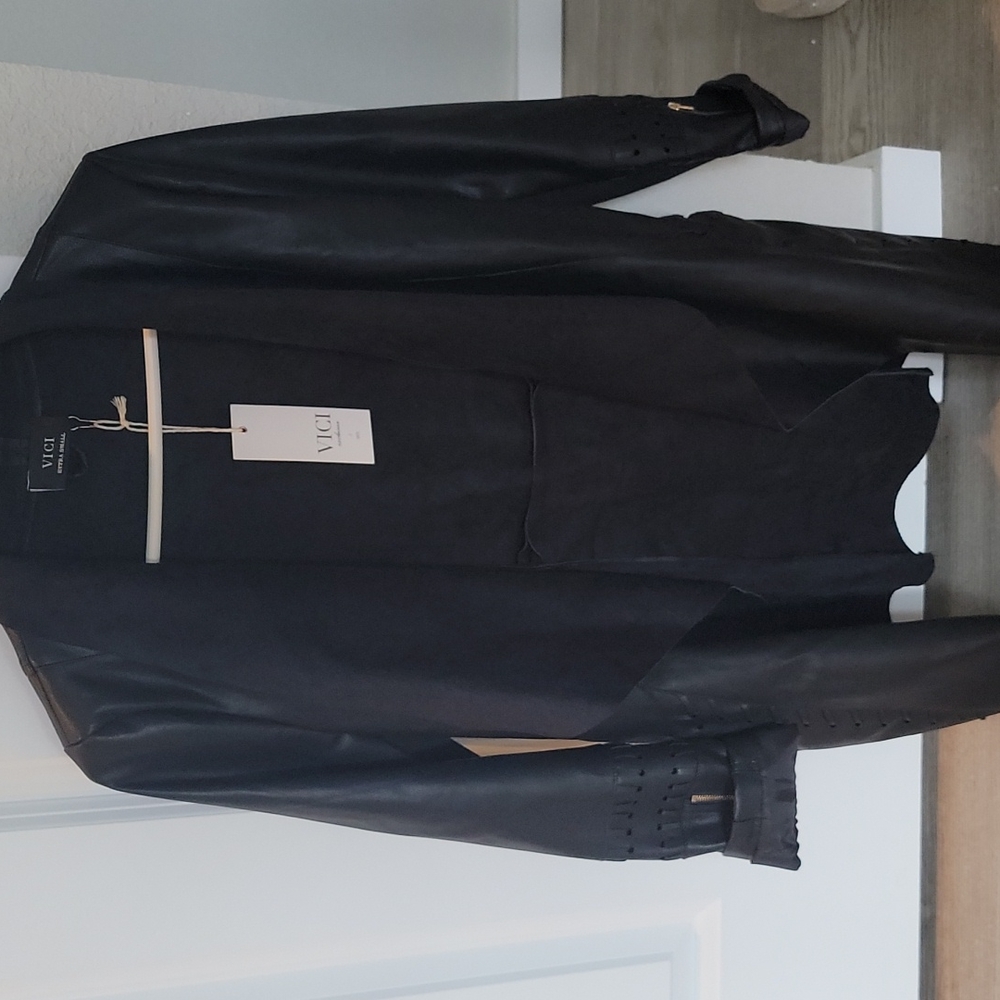 Vici Leather Blazer